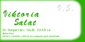 viktoria salat business card